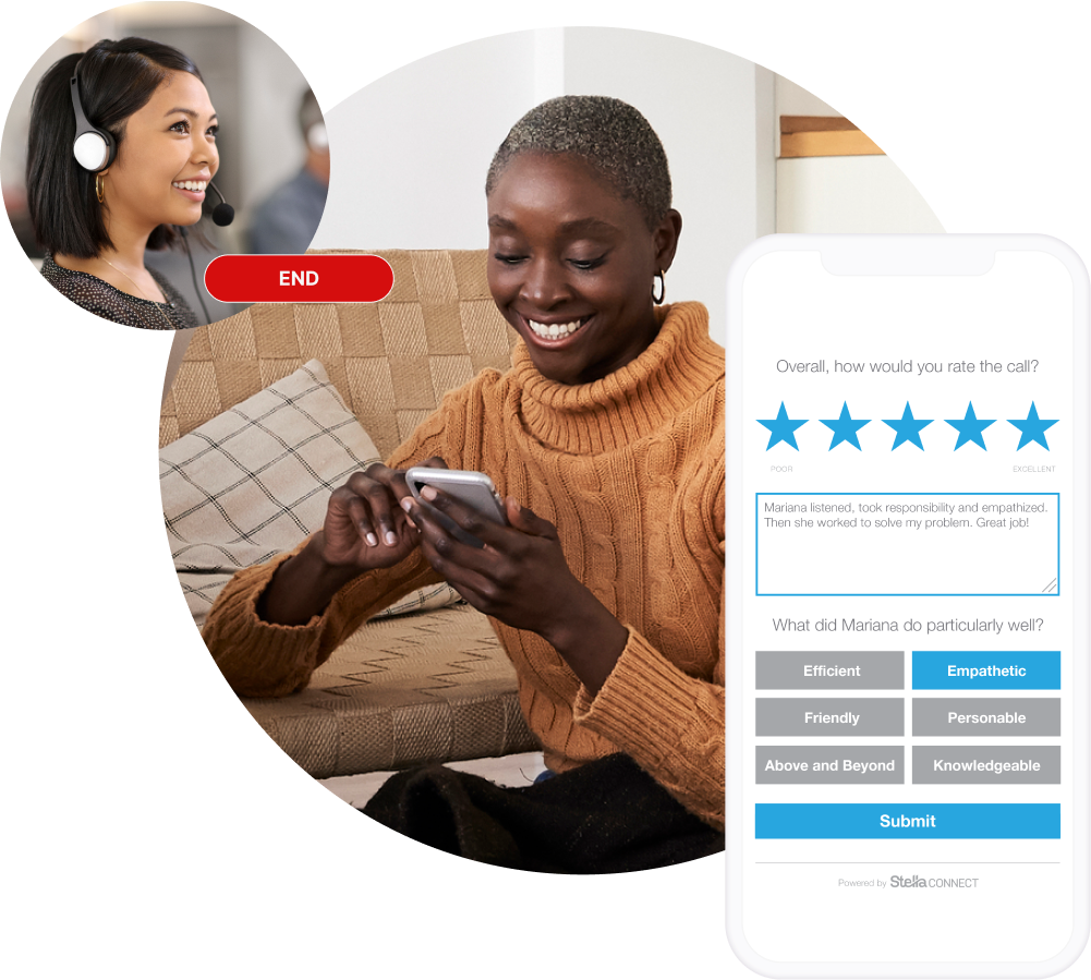 Instantly send a personalized survey to collect feedback from your customer.