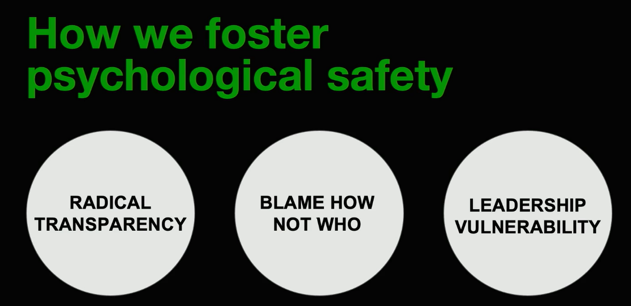 The three key pillars of creating psychological safety